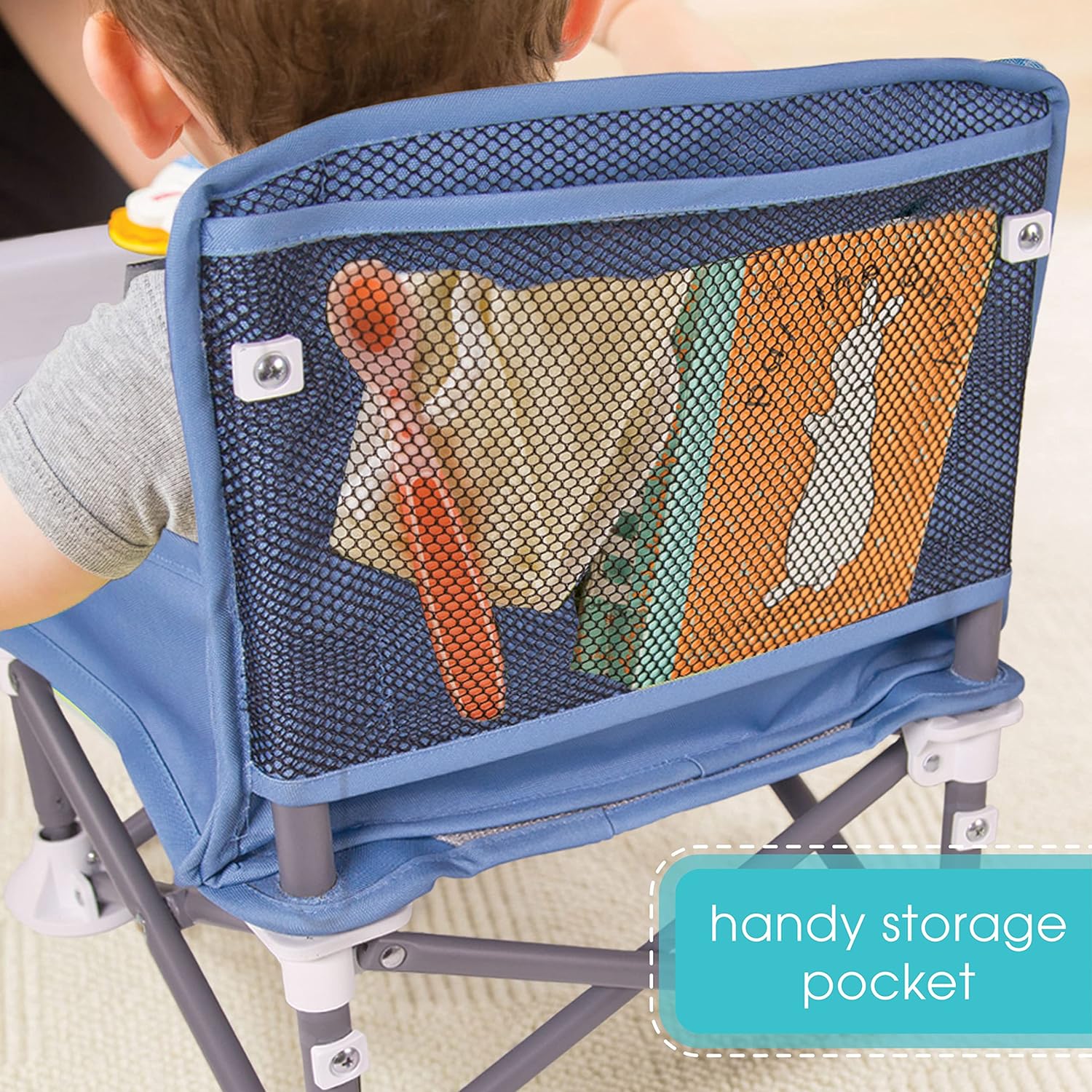 Summer Pop ‘N Sit Portable Booster Chair, Green – Booster Seat for Indoor/Outdoor Use – Fast, Easy and Compact Fold - Image 7
